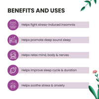 Foresta Organics Sleep Health with Tagar (Indian Valerian Root), Jatamansi & Ashwagandha - 60 capsules