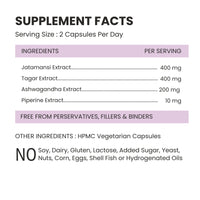 Foresta Organics Sleep Health with Tagar (Indian Valerian Root), Jatamansi & Ashwagandha - 60 capsules