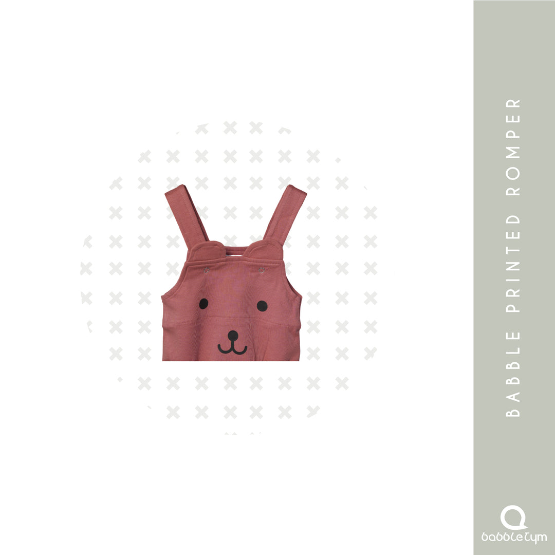 BabbleTym Printed Romper