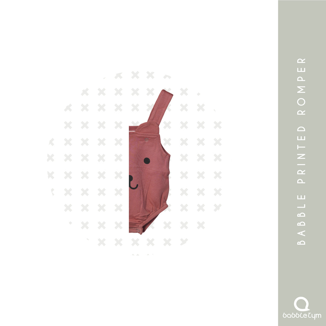 BabbleTym Printed Romper