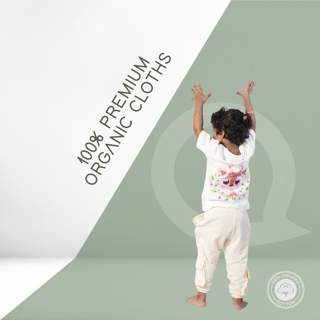 BabbleTym Oversized T-shirt Deer Printed