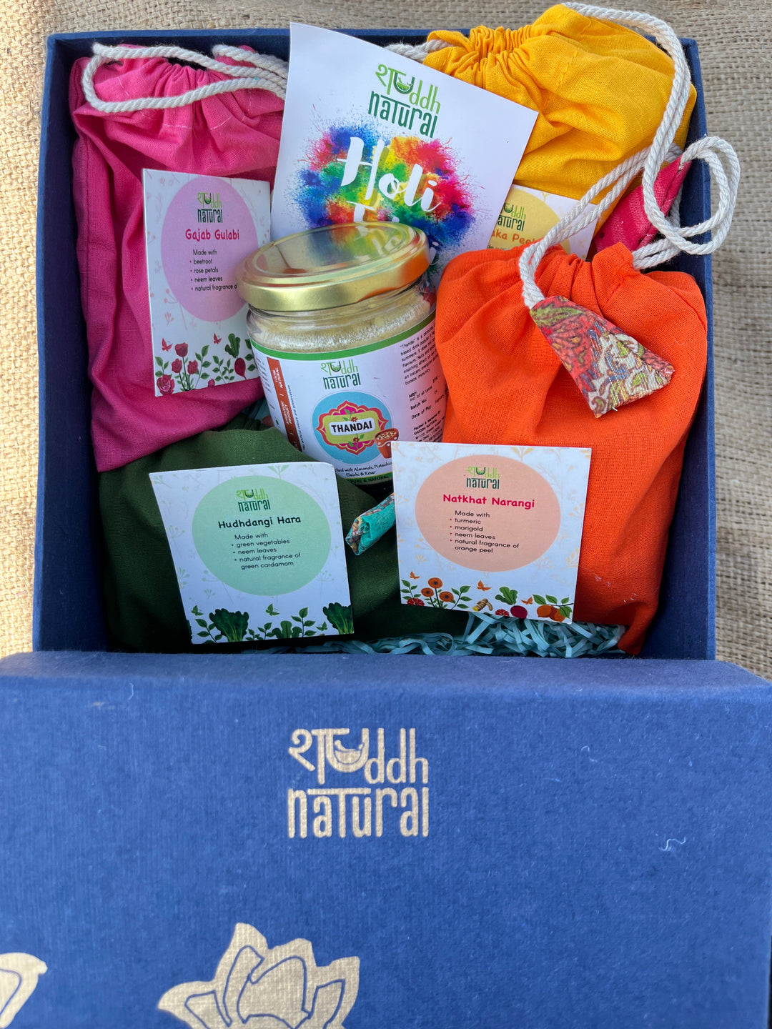 Shuddh Natural Holi Thandai & Gulal Gift Box