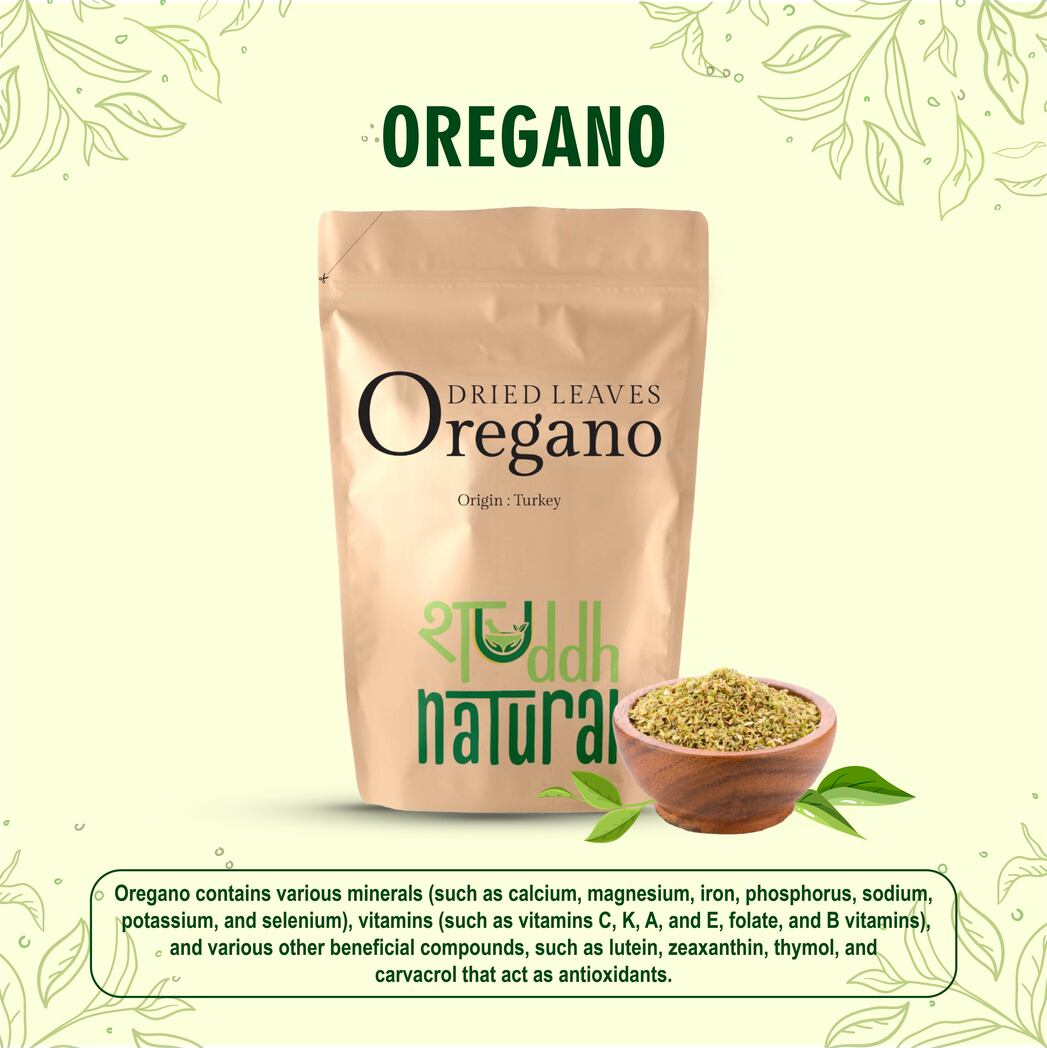 Shuddh Natural Dried Turkish Oregano Leaves, 100 g