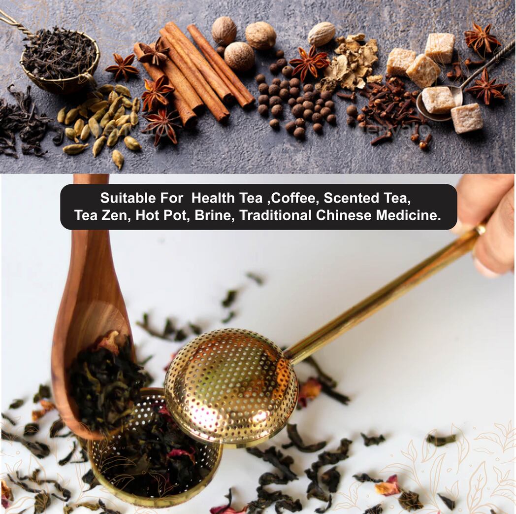 Royal Brass strainer I Loose Leaf Tea