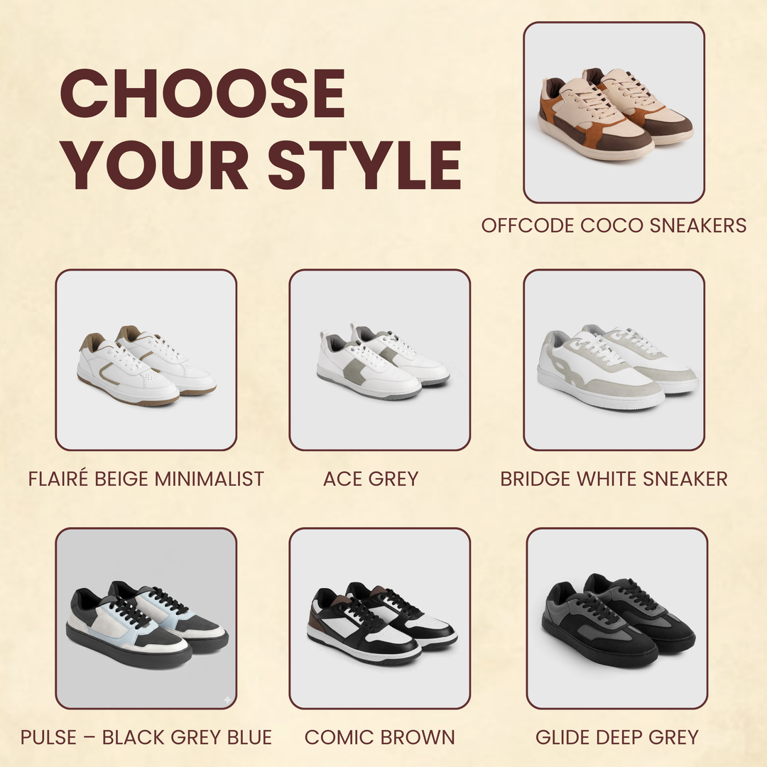 Buy Any 1 Ethik Footwear and 1 Accessory @ ₹3,899