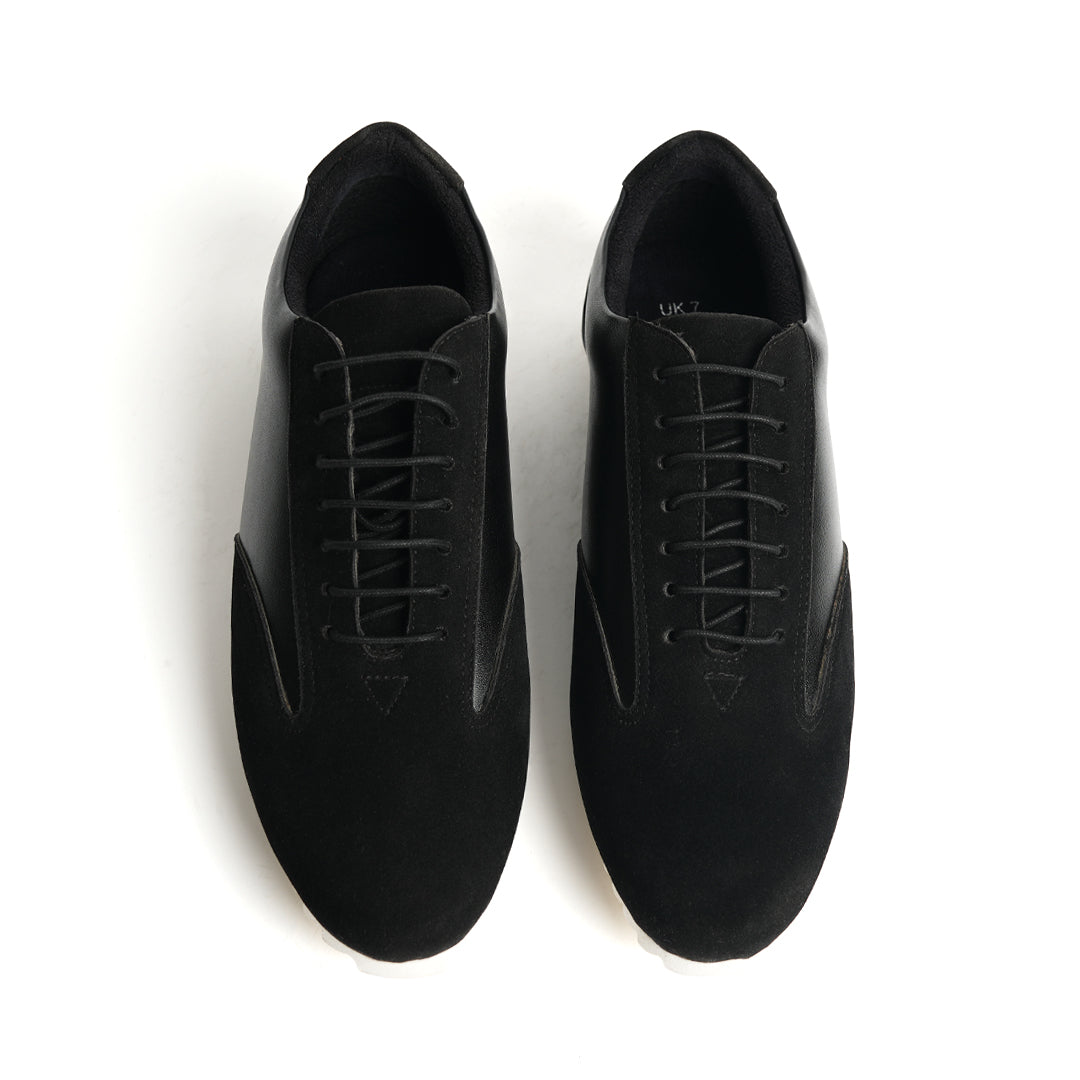 Monkstory Black Dual-Tone Smart Sneakers