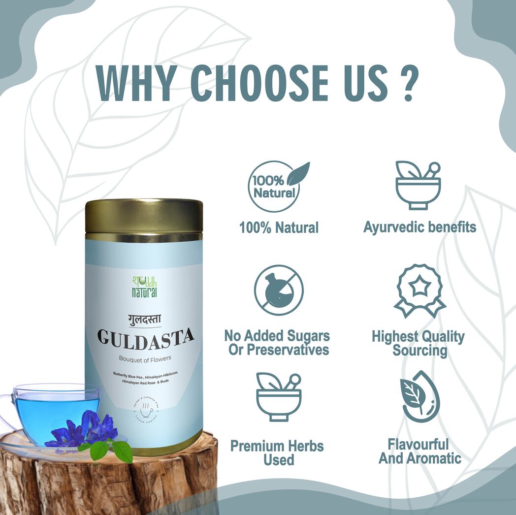 B1G1 Shuddh Naturals Guldasta I Brain Booster I Caffeine Free - 30 Grams