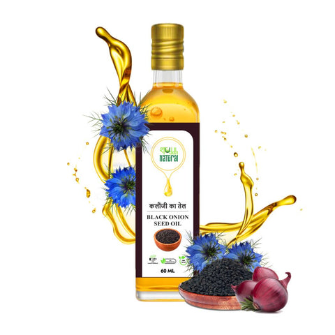 Shuddh Natural Black Onion Seed Oil I Control Hair Fall | Acne Treatment - 60 ml