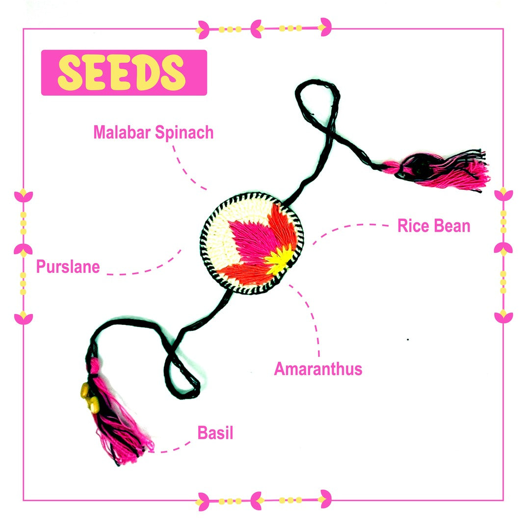 Lotus Blossom - PLANTABLE I ECO FRIENDLY RAKHI EMBEDDED WITH SEEDS