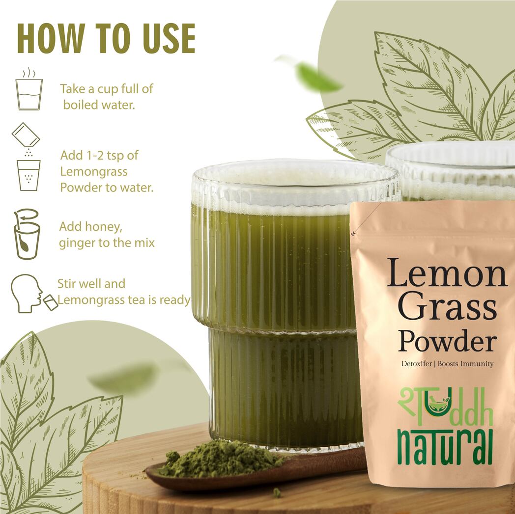 Lemongrass Powder I Aid Stress - 70 Grams