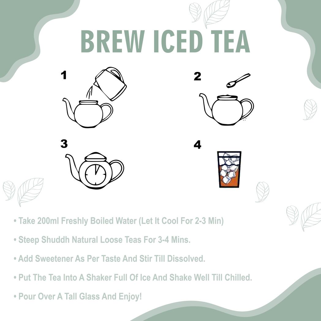 Shuddha Natural B1G1 I Moroccan Mint I Green Tea I Calming I Energising - 75 Grams