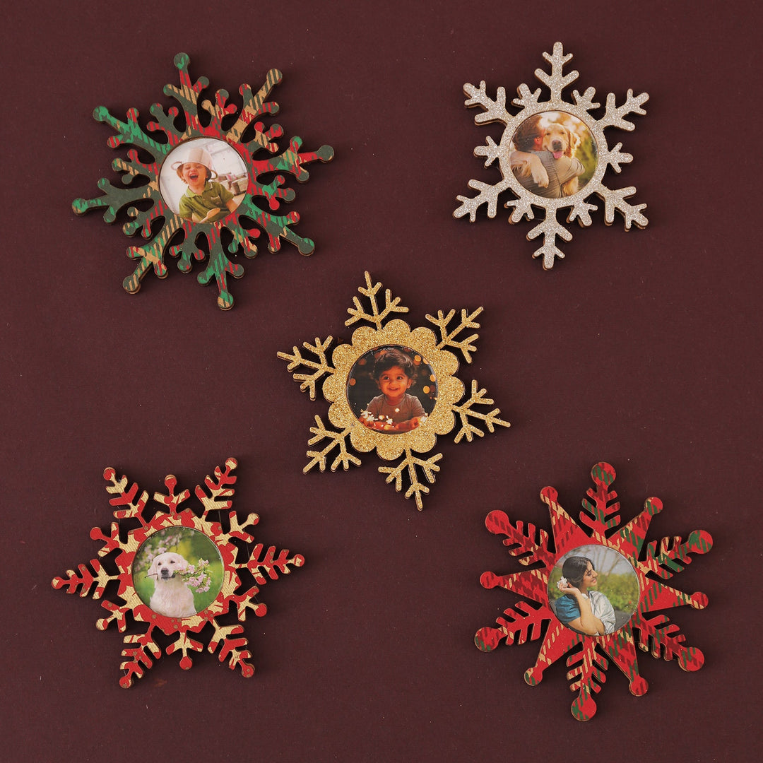Snowflake Fridge Magnet (Set of 5) - Suspire
