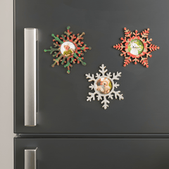 Snowflake Fridge Magnet (Set of 5)