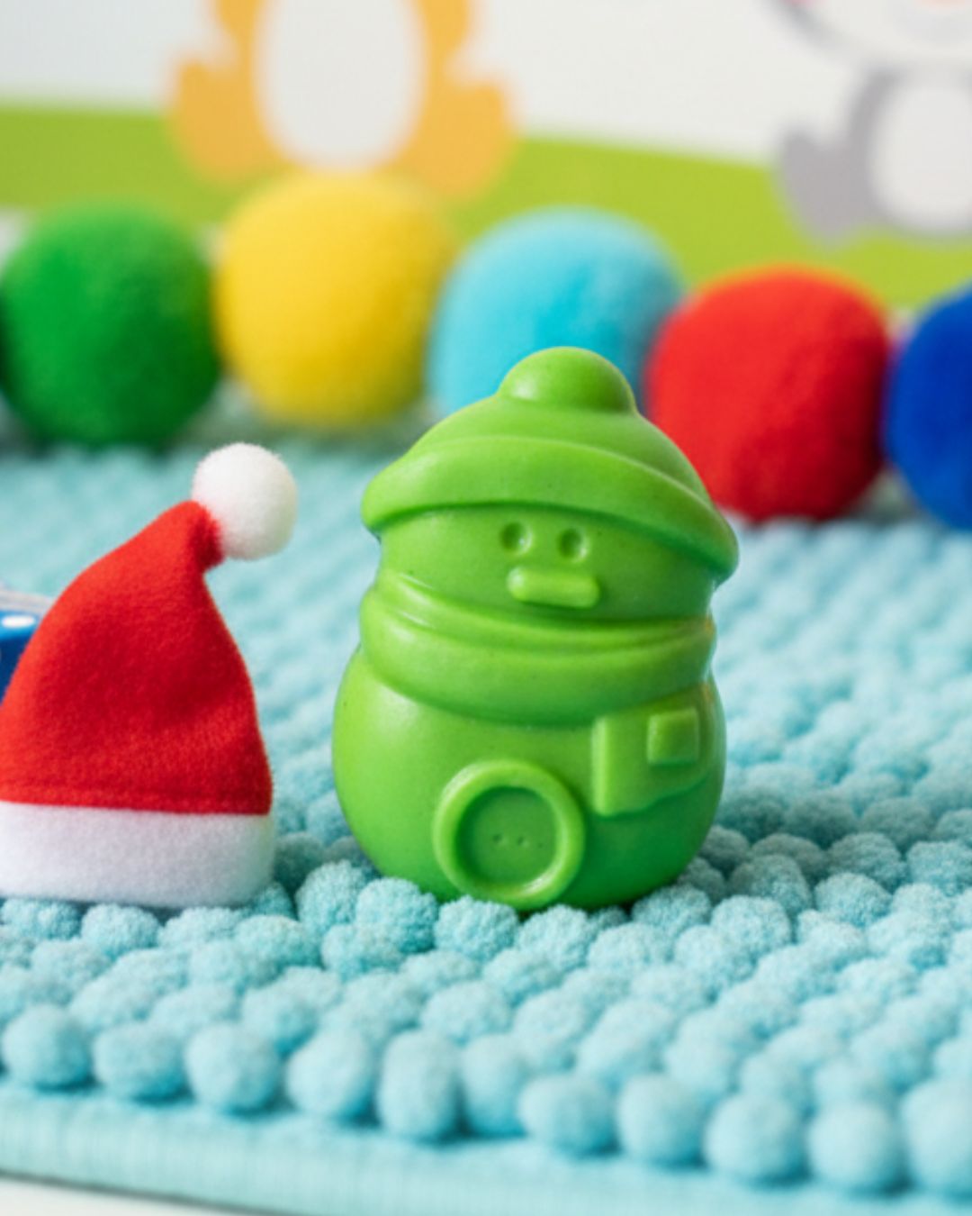 Sobek Naturals Christmas Snowman Shaped- Shea Butter Soap Set