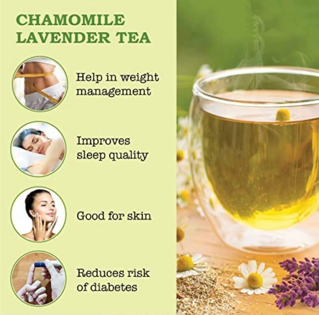 Shuddh Natural Shubh Raatri Lavender & Chamomile Tisane, 40 g