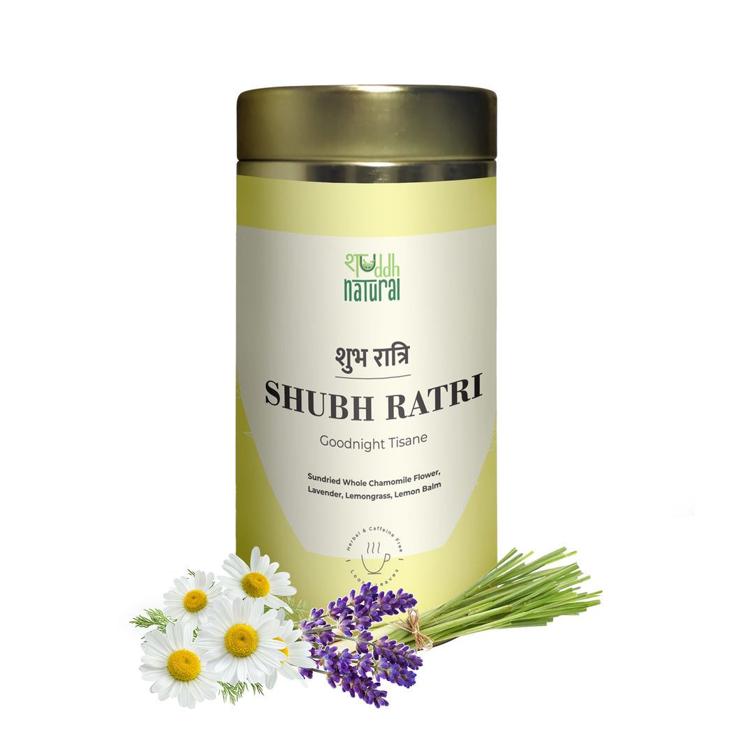 Shuddh Natural Shubh Raatri Lavender & Chamomile Tisane, 40 g