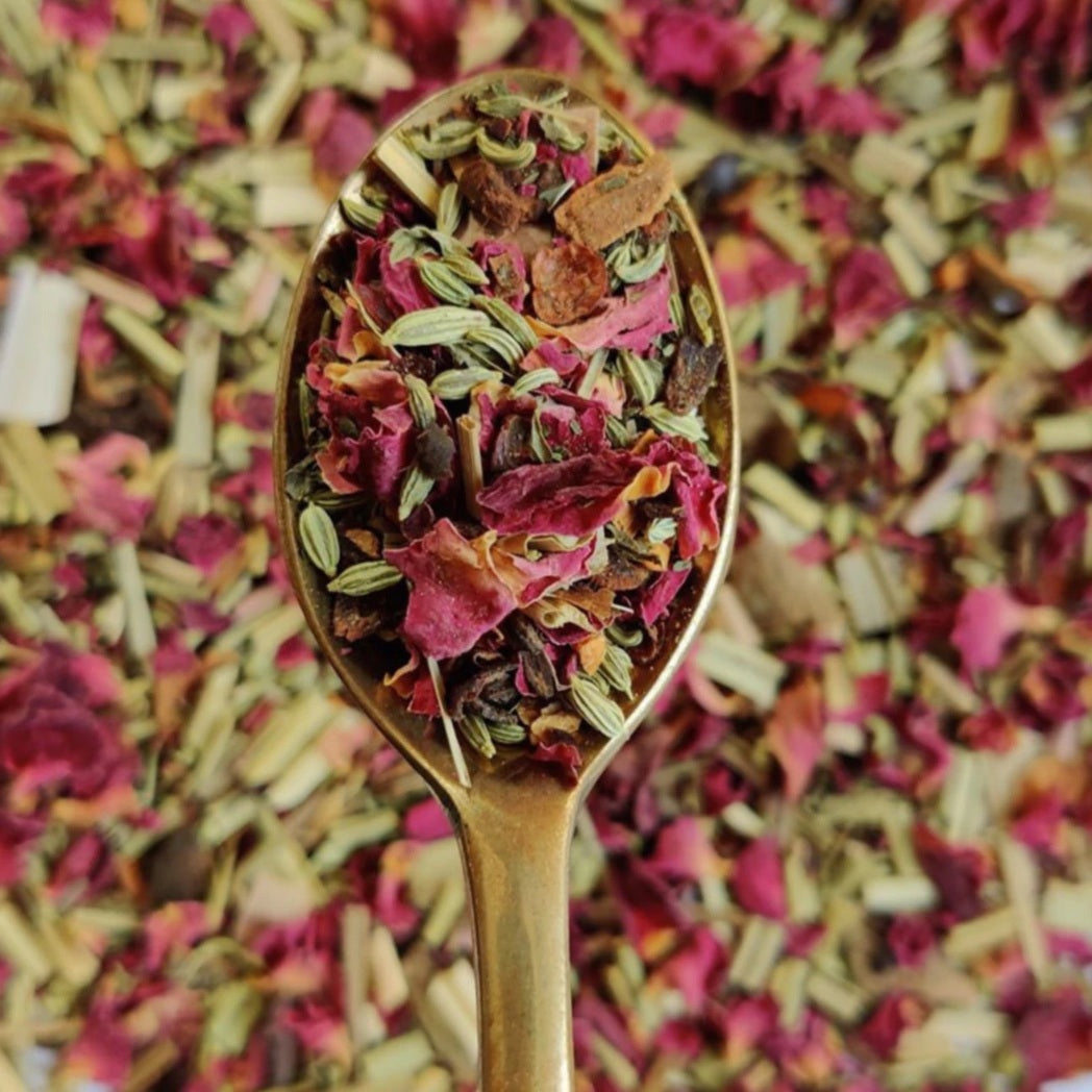 Calming I Stress Relief I Inside-Out Detox I Caffeine Free I 30 Cups I Shaanti I Floral Tisane