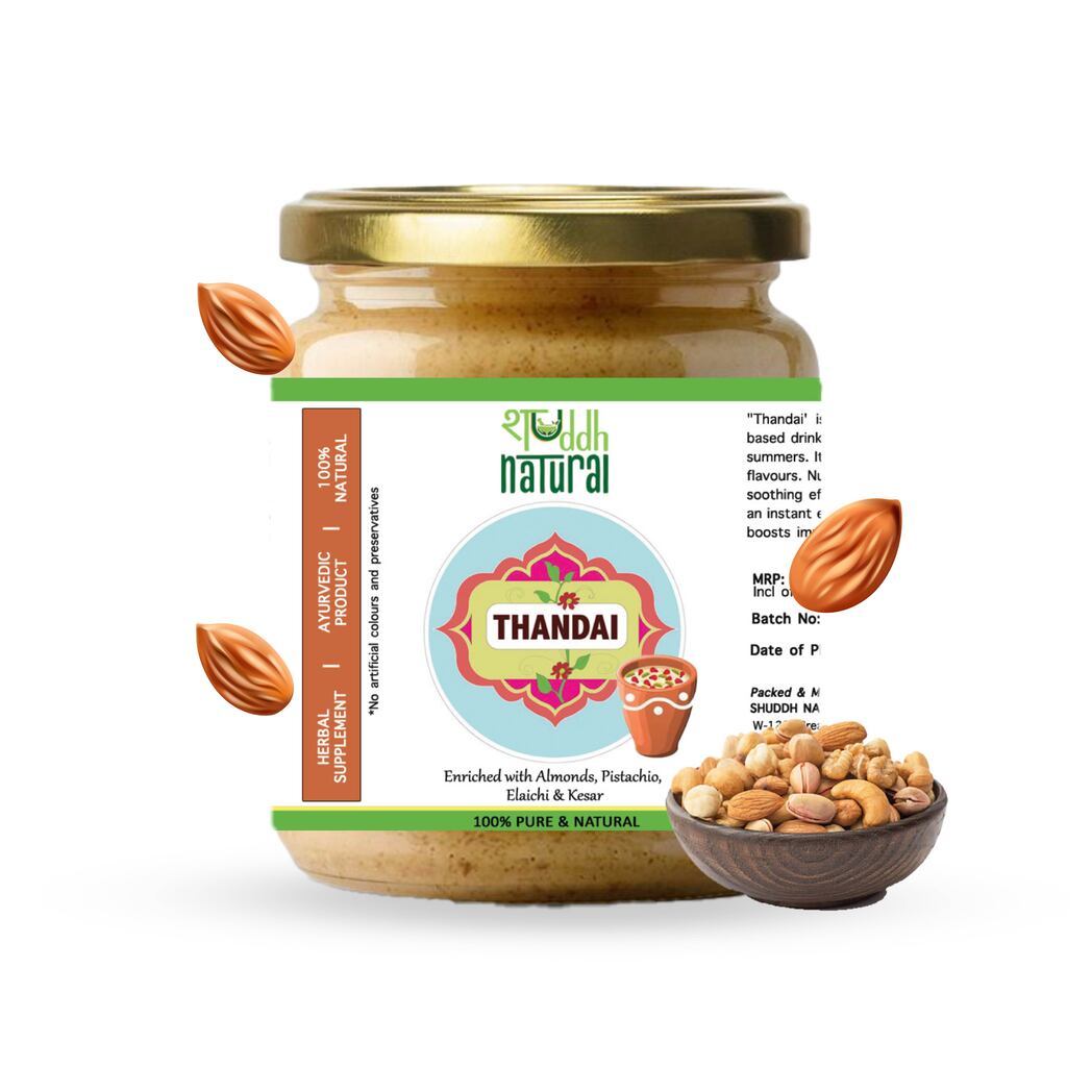 Shuddh Natural Ayurvedic Thandai Powder | Aids Digestion - 100 Grams