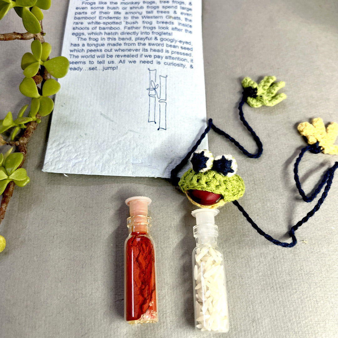 The Froggy - PLANTABLE I ECO FRIENDLY RAKHI EMBEDDED WITH SEEDS