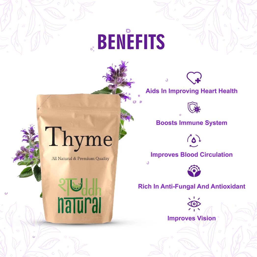 Shuddh Natural Thyme I Immunity Booster - 60 Grams