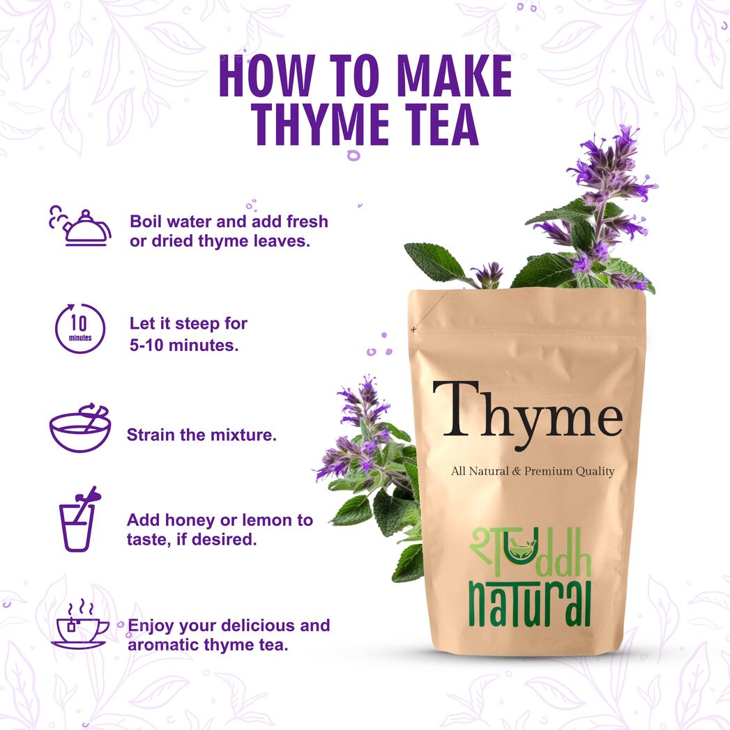 Shuddh Natural Thyme I Immunity Booster - 60 Grams