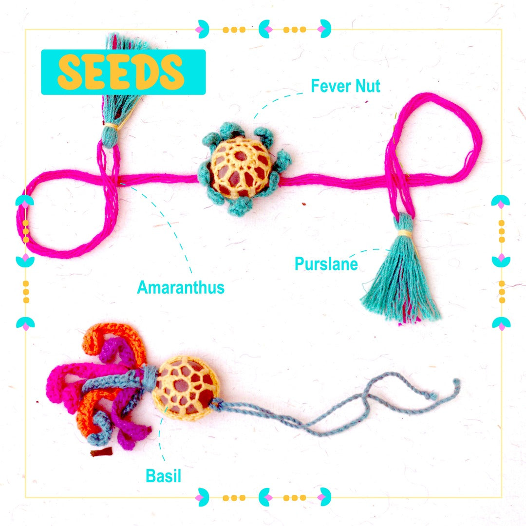 Octopus Lumba & Rakhi - PLANTABLE I ECO FRIENDLY RAKHI EMBEDDED WITH SEEDS