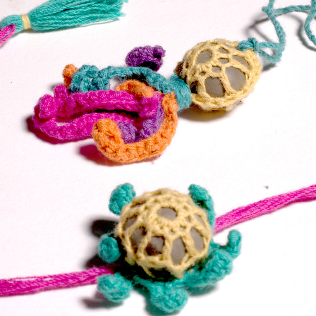Octopus Lumba & Rakhi - PLANTABLE I ECO FRIENDLY RAKHI EMBEDDED WITH SEEDS