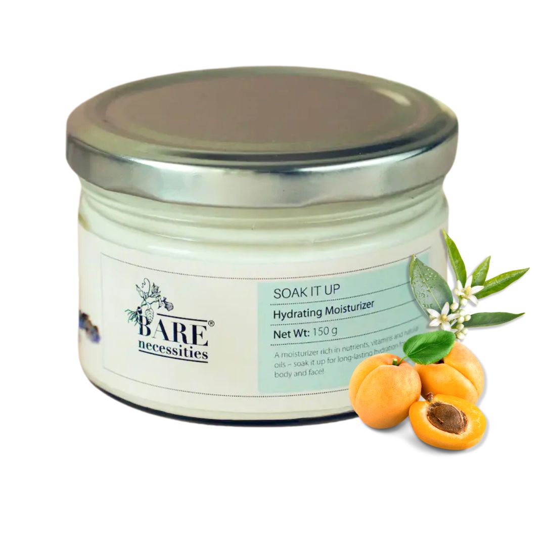 Bare Necessities Soak it up Hydrating Moisturizer for Body & Face | Suitable for All Skin Types