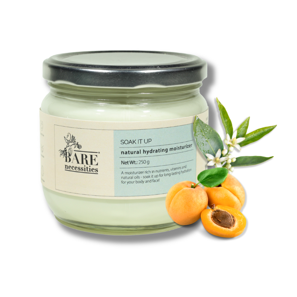 Bare Necessities Soak it up Hydrating Moisturizer for Body & Face | Suitable for All Skin Types