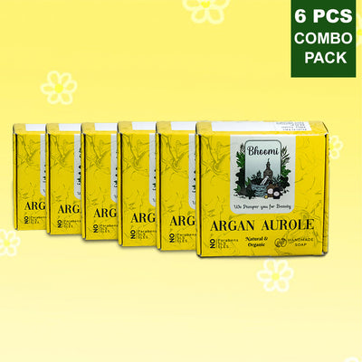 Bhoomi Herbal India ARGAN AUROLE HANDMADE SOAPS