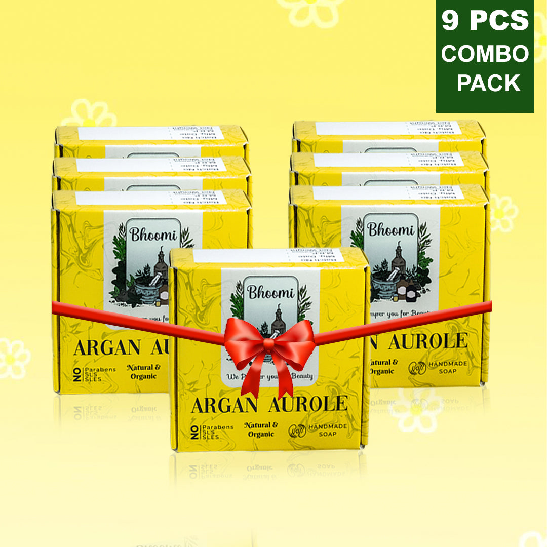 Bhoomi Herbal India ARGAN AUROLE HANDMADE SOAPS