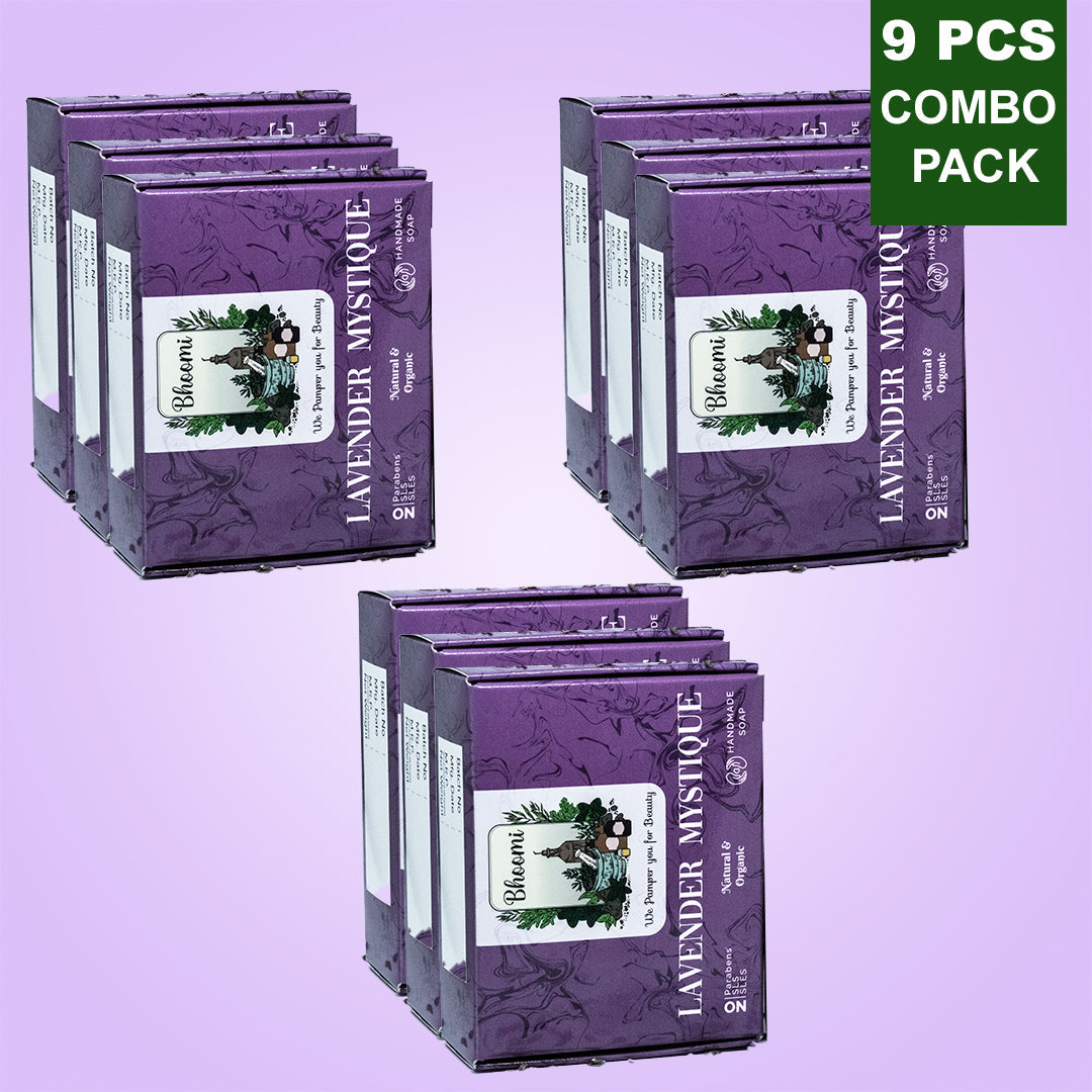 Bhoomi Herbal India LAVENDER MYSTIQUE HANDMADE SOAPS