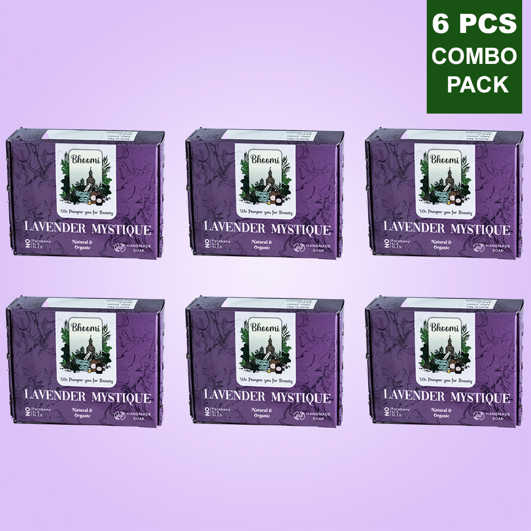 Bhoomi Herbal India LAVENDER MYSTIQUE HANDMADE SOAPS