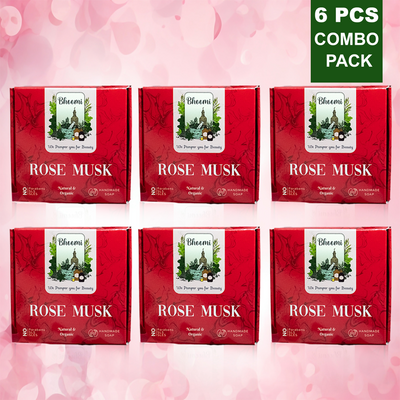 Bhoomi Herbal India ROSE MUSK HANDMADE SOAPS