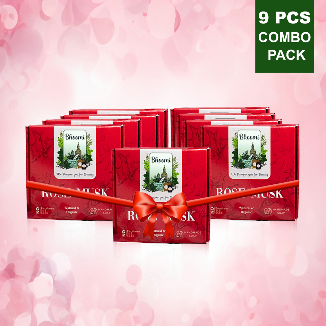 Bhoomi Herbal India ROSE MUSK HANDMADE SOAPS