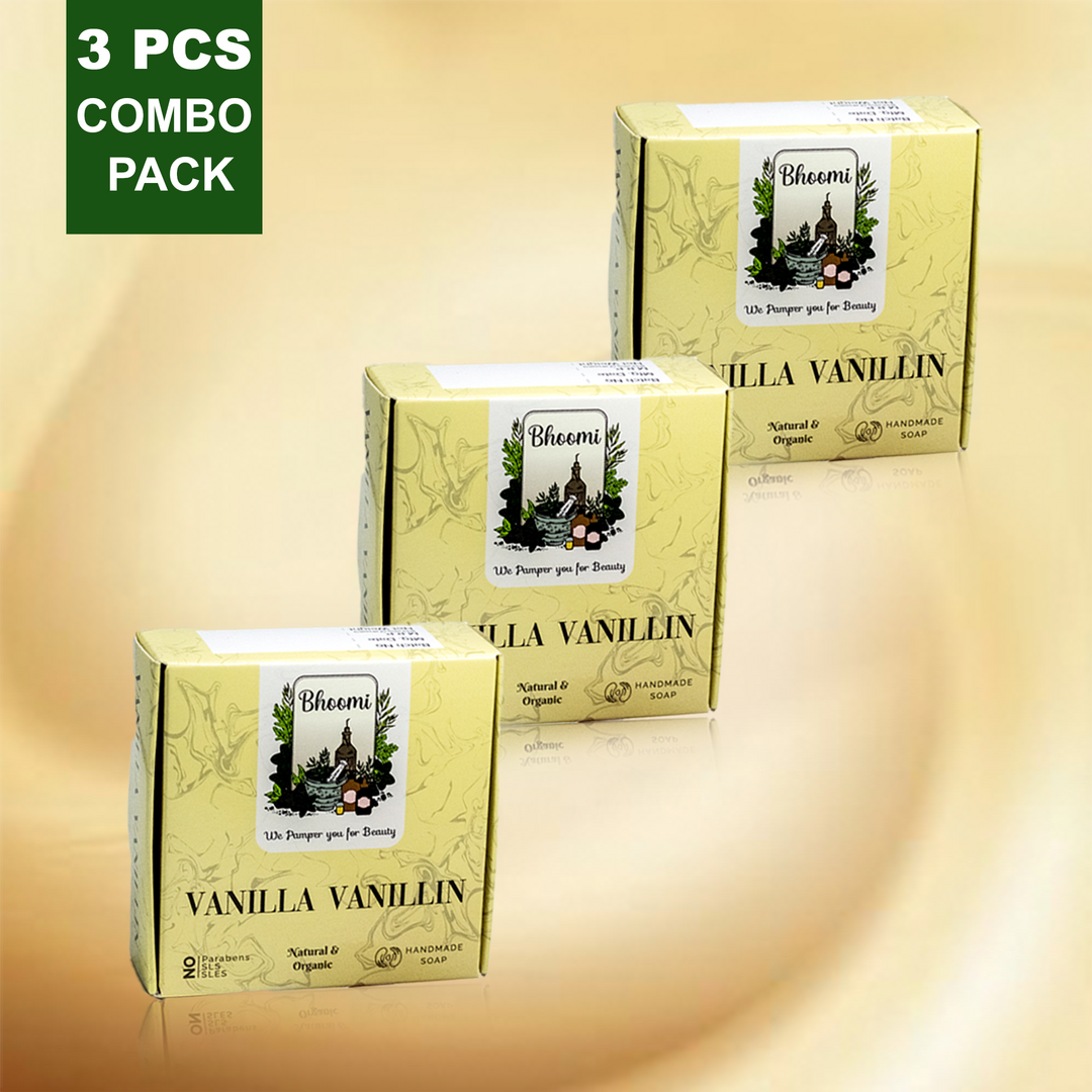 Bhoomi Herbal India VANILLA VANILLIN HANDMADE SOAPS