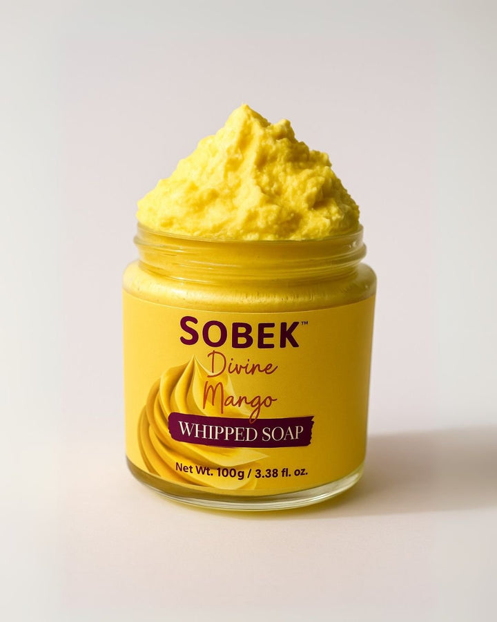 Sobek Naturals Divine mango whipped cream soap 100 g - Suspire
