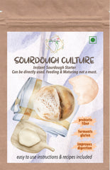 Alla's Posh Flavors Sourdough Starter Culture | Active | Instant | Aromatic | All-Natural | Easy-to-Use Instructions Included | 5X 10 Grams sachets