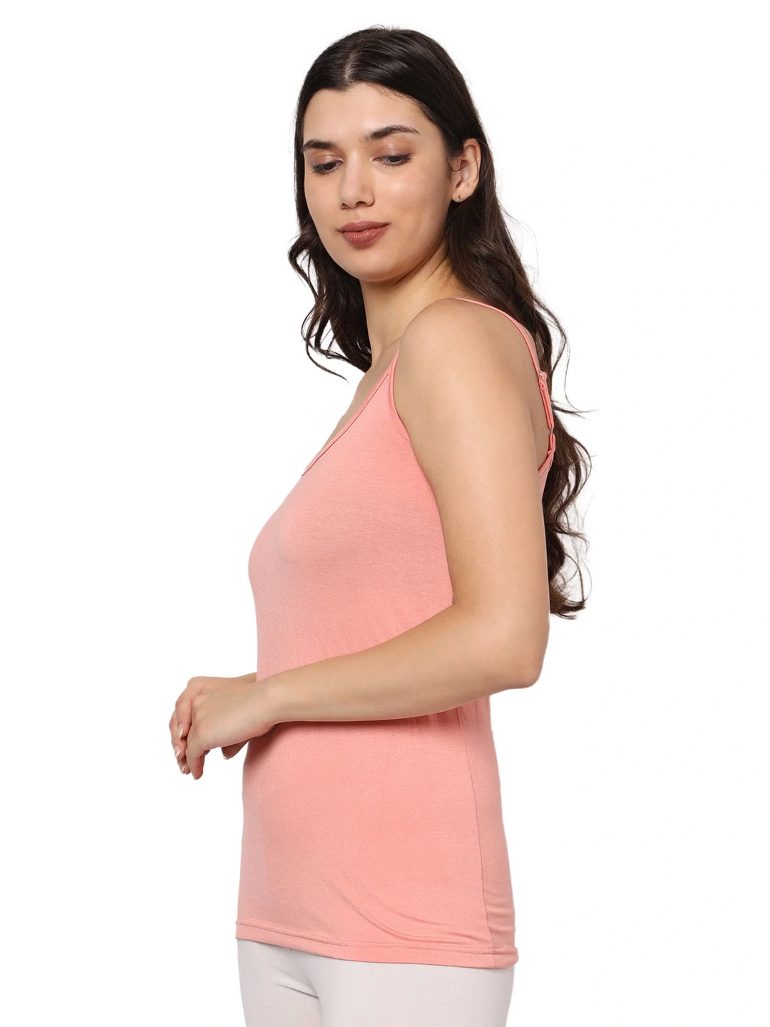 Bamboo Fabric Peach Camisole – Soft, Breathable, Eco-Friendly | Peach | Pack of 1