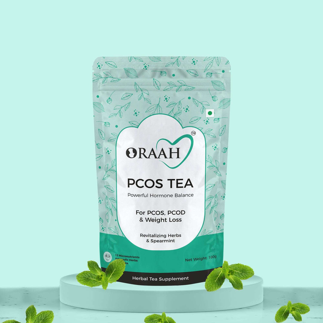 Oraah PCOS PCOD TEA Spearmint Flavour combo