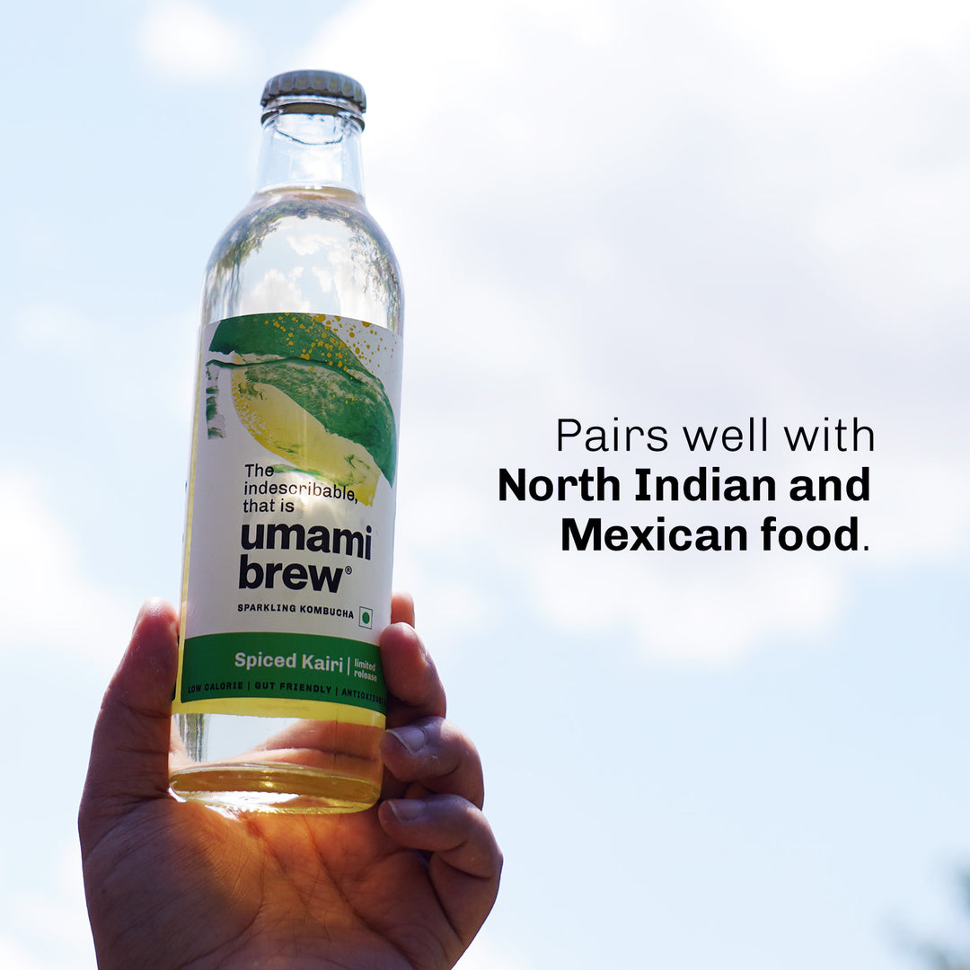 Umami Brew Spiced Kairi Sparkling Kombucha (Pack of 6)