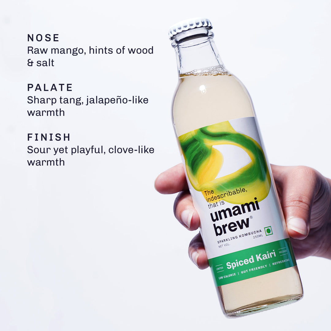 Umami Brew Spiced Kairi Sparkling Kombucha (Pack of 6)