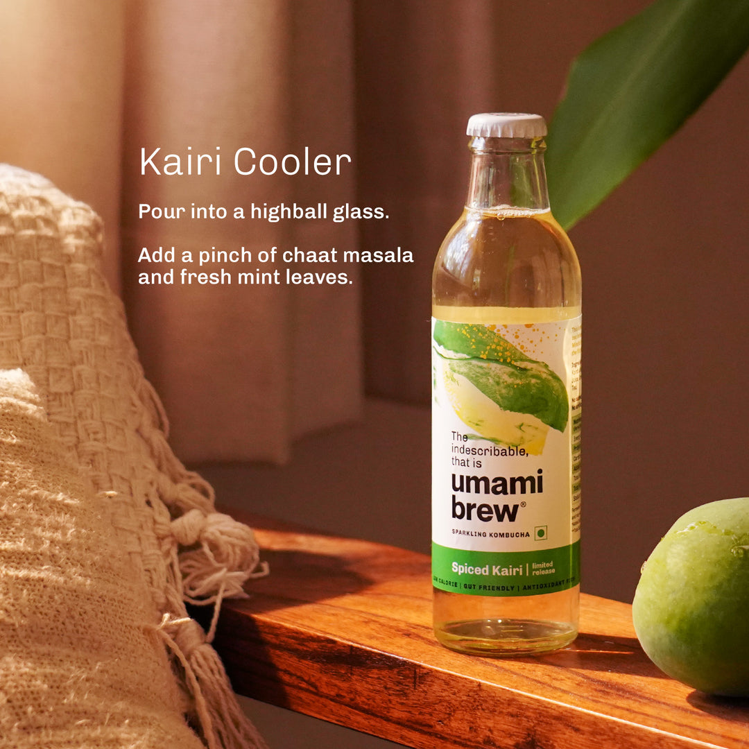 Umami Brew Spiced Kairi Sparkling Kombucha (Pack of 6)