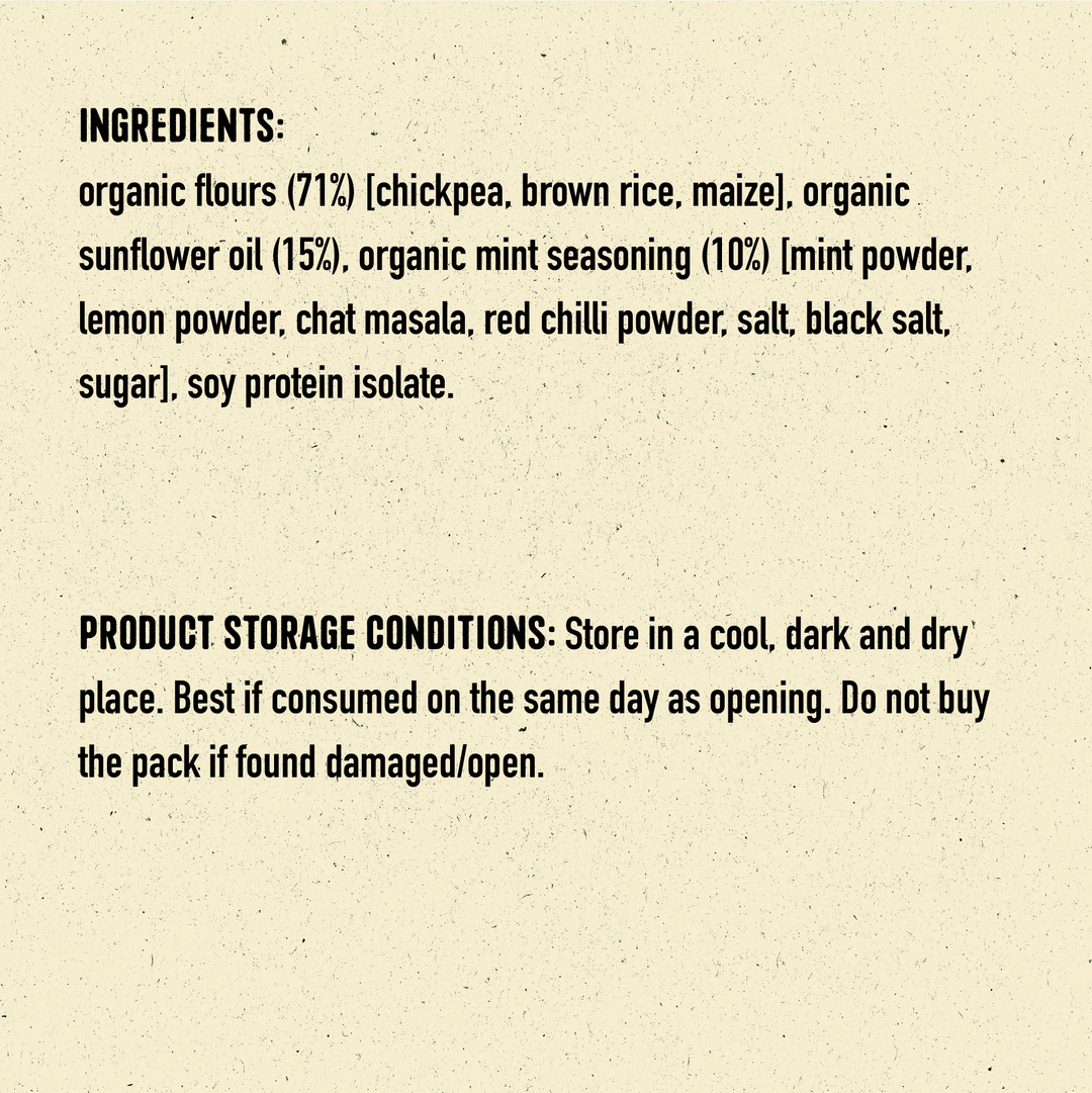 Nourish Organics Chickpea Puffs | SPICY MINT (Pack x 4)