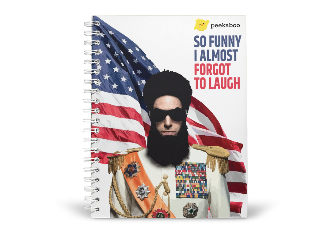 The Dictator Peekaboo Notebook - A5 Size Wiro Spiral Binding