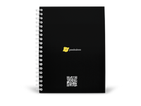 The Abstract Notes Peekaboo Notebook - A5 Size Wiro Spiral Binding