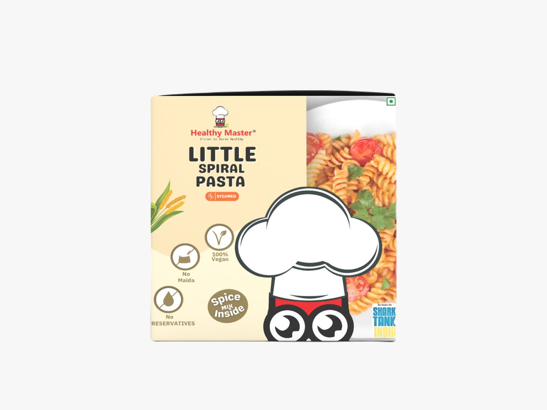 Healthy Master Little Millet Spiral Pasta 400g | Multigrain Pasta | No Maida | Spiral Pasta for Cooking
