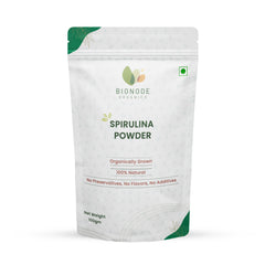 Bionode Organics Spirulina Powder Organic Plant-Based Protein Superfood, Boosts Immunity, Energy Levels, Digestion & Healthy Skin