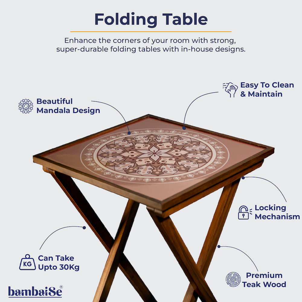 BambaiSe Vanilla Beige Coffee Table