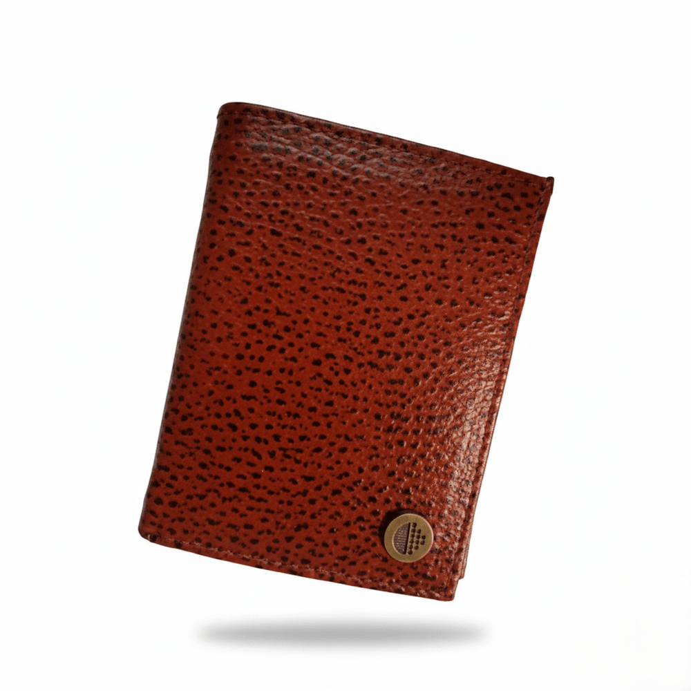SriJeevanam's Kae: Bifold Card Holder - Rusted Orange